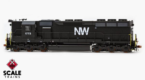 Scaletrains Rivet Counter Ho Scale SD45 Phase IIb2, Norfolk & Western/Large Block Lettering DCC & Sound