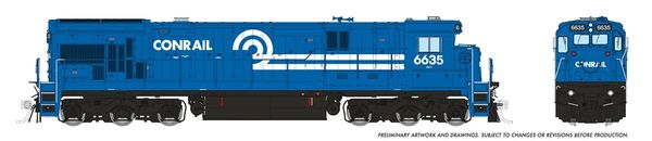 Rapido HO Scale GE C36-7 Conrail DCC Ready *Reservation*