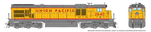 Rapido HO Scale GE C36-7 Union Pacific (1996 Renumbered) DCC & Sound *Reservation*