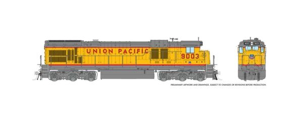 Rapido HO Scale GE C36-7 Union Pacific (1988 Renumbered) DCC & Sound *Reservation*