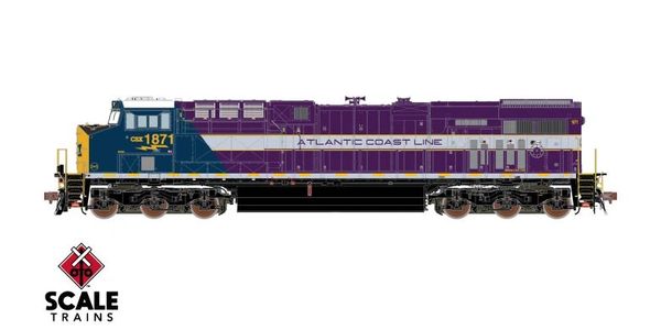 Scaletrains Rivet Counter Ho Scale ES44AH CSX/Heritage/Atlantic Coast Line/ACL #1871 DCC & Sound