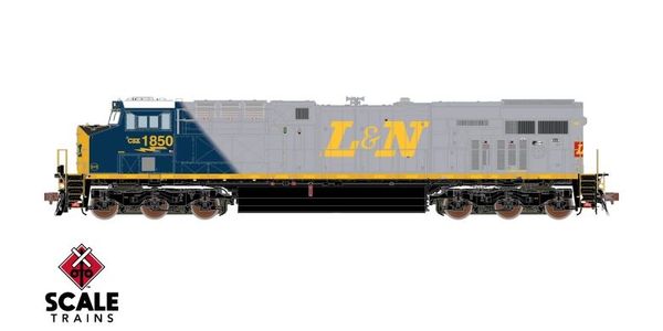 Scaletrains Rivet Counter Ho Scale ES44AH CSX/Heritage/Louisville and Nashville/L&N #1850 DCC Ready