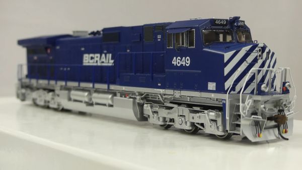 Athearn Genesis HO Scale Dash 9-44CW BC Rail (Blue) DCC Ready