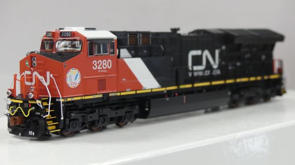 Scaletrains Rivet Counter HO Scale ET44AC Canadian National (Aboriginal Affairs / White Roof) DCC & Sound