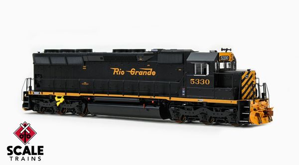 Scaletrains Rivet Counter Ho Scale SD45 IIb1, Rio Grande/Small Lettering DCC & Sound