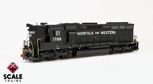 Scaletrains Rivet Counter Ho Scale SD45 Phase IIb2, Norfolk & Western/Claytor DCC & Sound