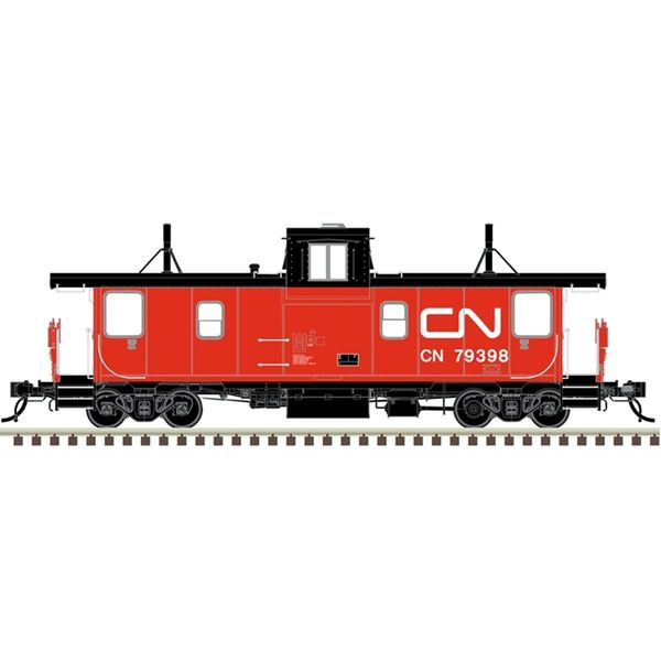 Atlas Ho Scale Pointe St. Charles (PSC) CN Caboose (3 Panel Cots)