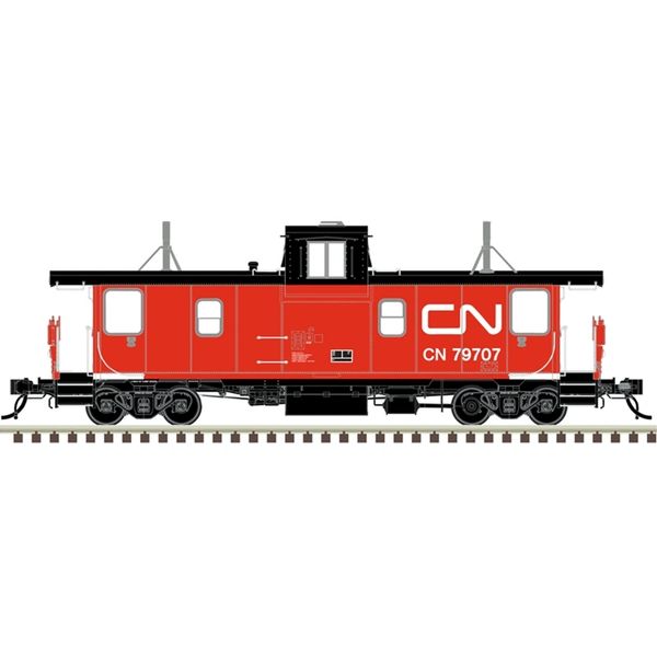 Atlas Ho Scale Pointe St. Charles (PSC) CN Caboose (White Corner Stripe)