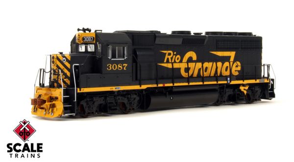 Scaletrains Rivet Counter Ho Scale GP40 DGR&W Rio Grande (Billboard Lettering) DCC & Sound