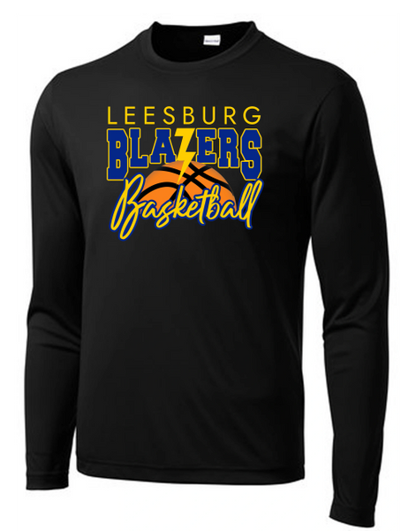 Long Sleeve Performance Tee - Leesburg Blazers Basketball