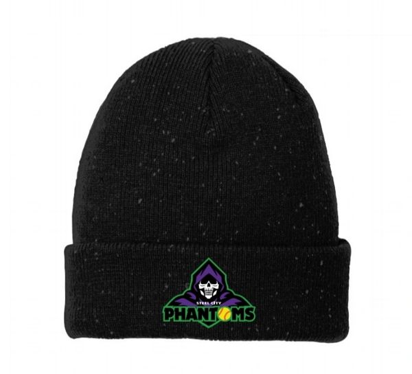 Steel City Phantoms mini rib speckled beanie