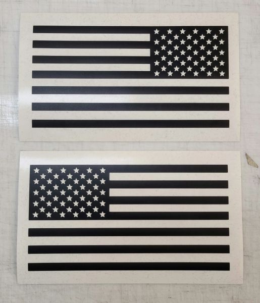 Monochromatic Flag decals