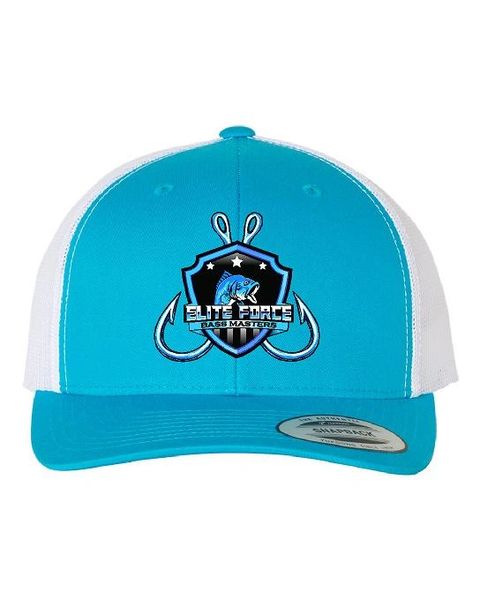 Elite Force Bassmasters Turquoise Snap Back Trucker