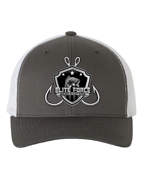 Elite Force Bassmasters Charcoal Snap Back Trucker Hat