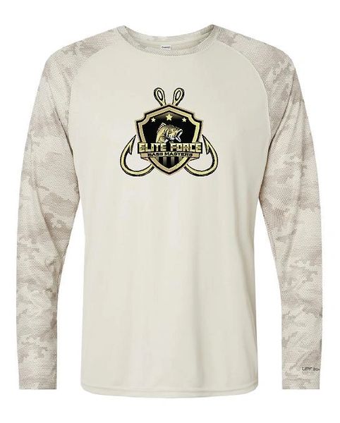 Elite Force Bassmasters Cayman Performance Camo Long Sleeve Sun Shirt