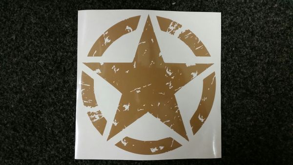 Distressed Military Star