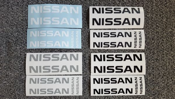 Nissan Logo Inlay Decal Kit