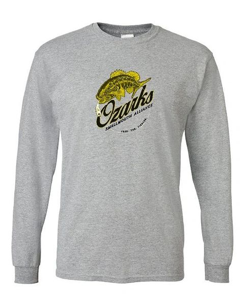 Ozarks Smallmouth Alliance New Logo Long Sleeve Tshirt