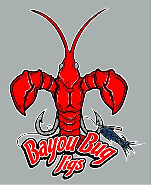 Bayou Bug Jigs Full Logo Decals