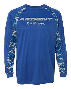 Ardent Rule the Water Digital Camo Colorblock Performance Long Sleeve
