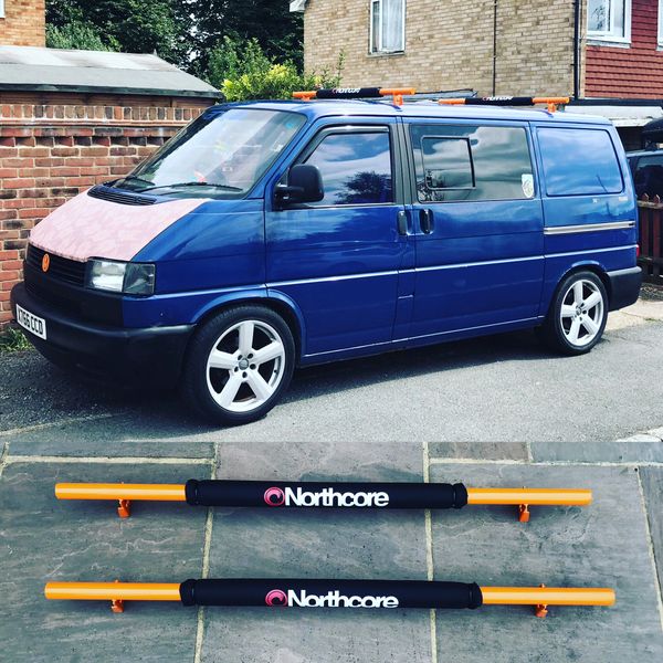 T4 roof bars pair