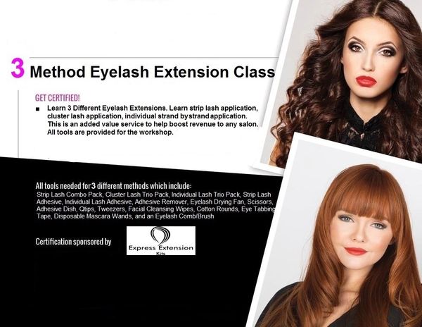 Express Eyelash Extension Kit Class Appointment Only