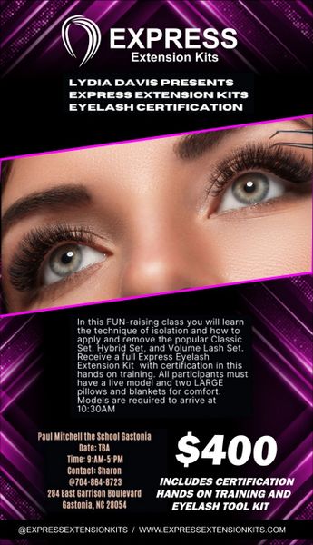 Eyelash extension deals classes