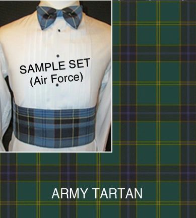 cumberbund and bow tie pattern