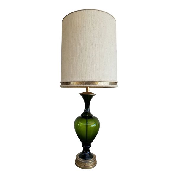 Arne Gold and Glass Table Lamp by World Market