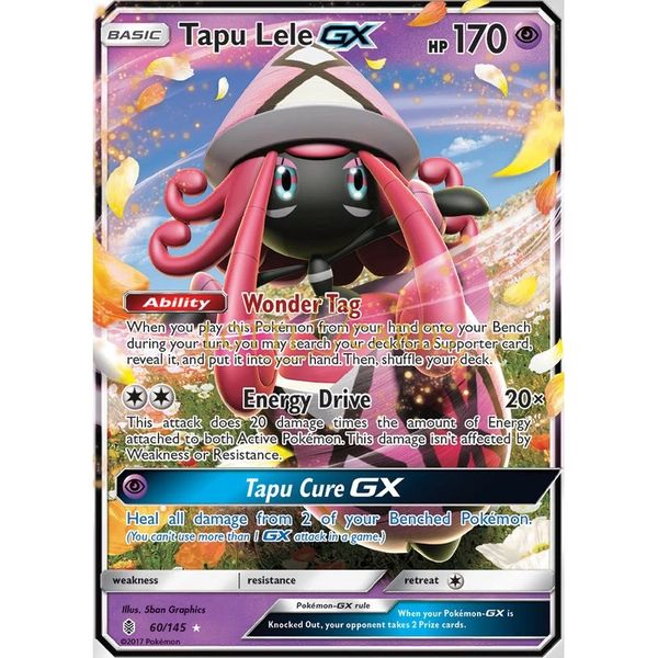 Pokemon Single Card Sun Moon Guardians Rising 060 145 The Pop Shop Elgin