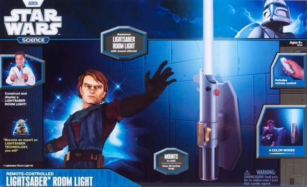 Star Wars Science Remote Controlled Lightsaber Room Light