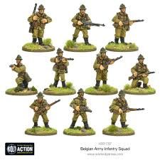 Belgian Infantry Squad Warlord Games 20% OFF | The Pop Shop Elgin