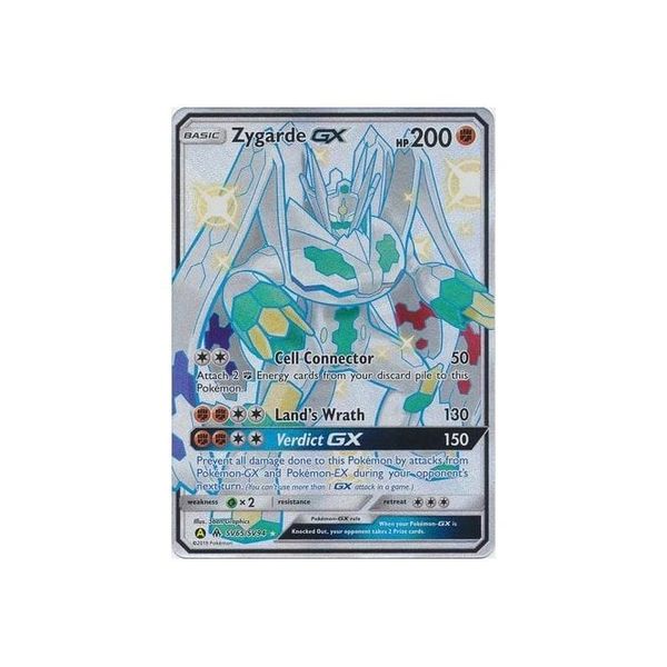 Pokemon Hidden Fates Shiny Vault Sv65 Sv94 Zygarde Gx Full Art Shiny The Pop Shop Elgin