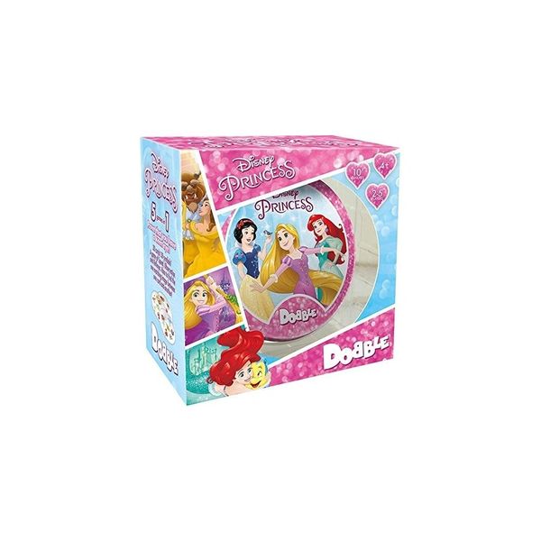 Dobble Disney Princess Card Game Toy Iron Box Fun Family Animals