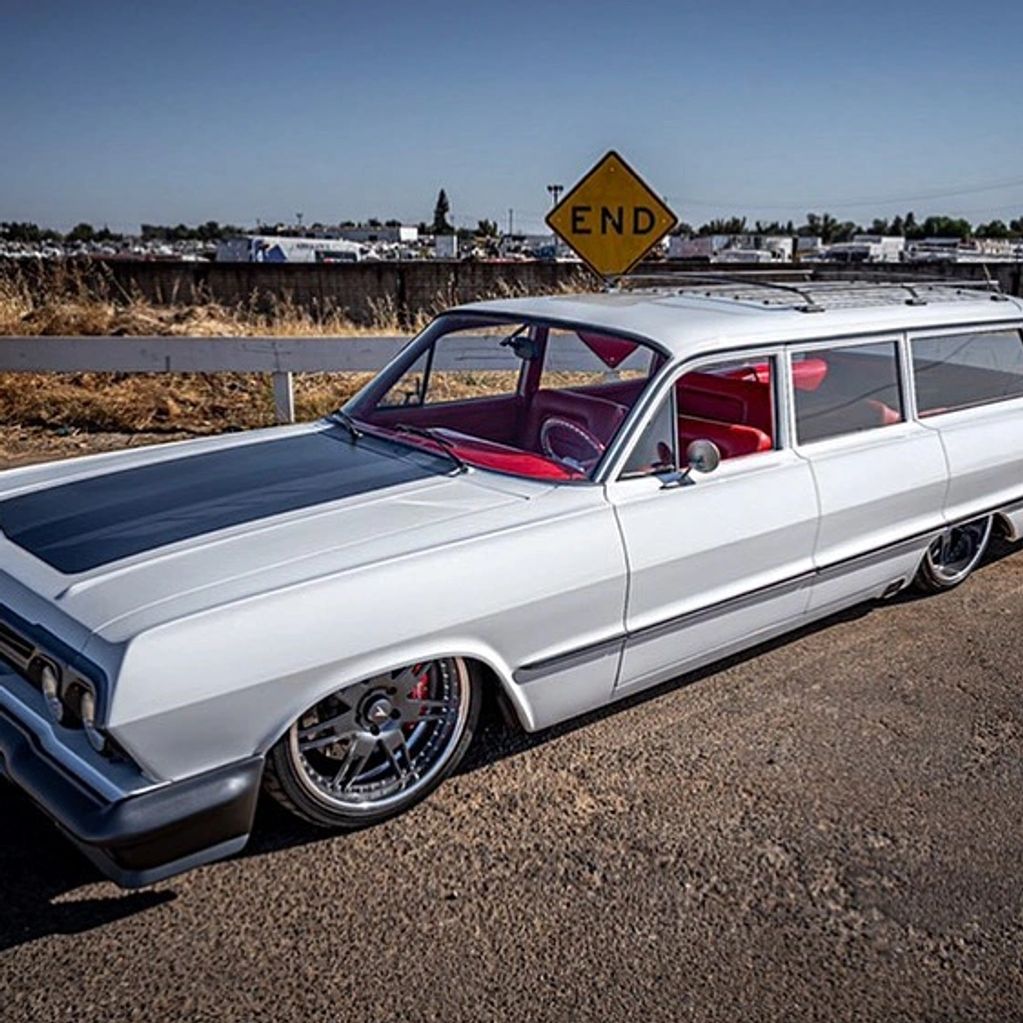 impala, wagon, custom, pro touring, chevy, chevrolet, classic, bagged, wagon