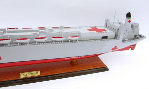 Hospital Ship Model Quality Handcrafted American Model Ship