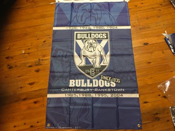 Canterbury Bulldogs NRL GAME DAY Pole Flag Banner Fathers Day Man Cave Bar Gift 