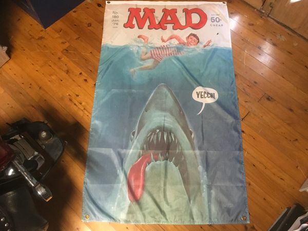 Mad magazine jaws. 1970s. Mancave Idea Gift Print Sign Poster Aussie ...