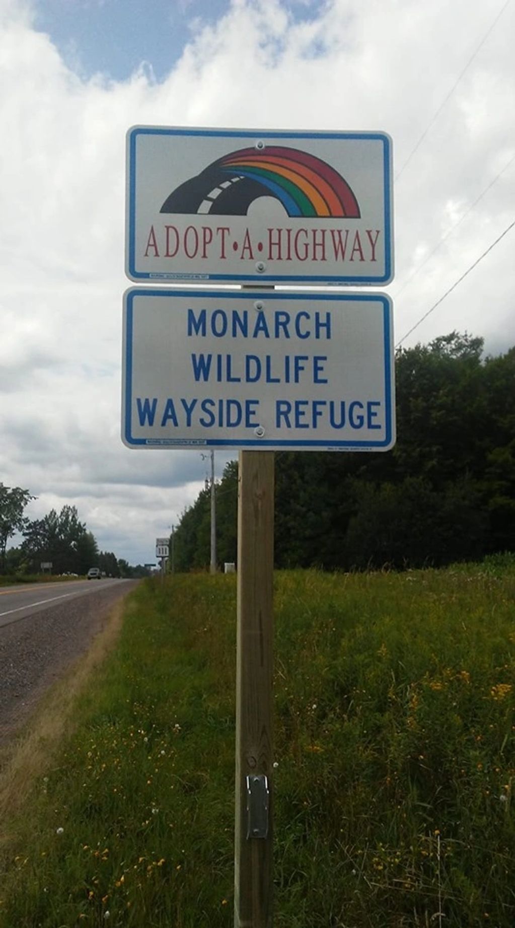 WisDOT Adopt -A- Highway Sponsorship Program of which MWWR & Park for the last 5 years. I was doing 
