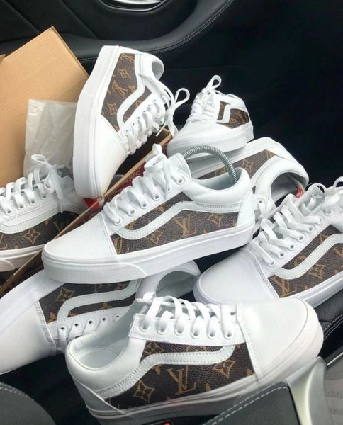 Custom vans louis store vuitton