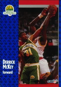 1991 FLEER #193 Derrick McKey - Standard