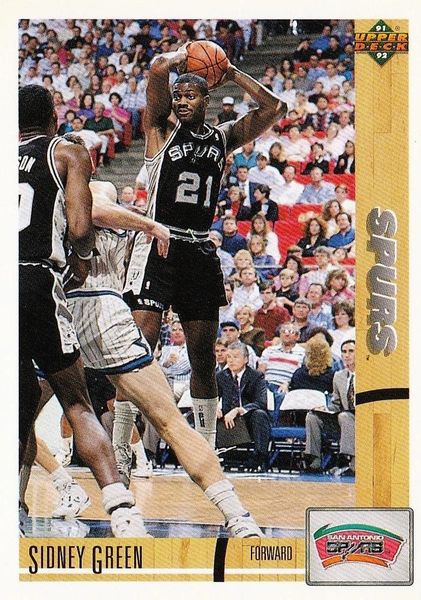 1991 Upper Deck SPURS #259 Sidney Green - Standard