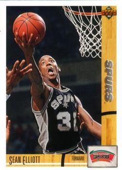 1991 Upper Deck SPURS #287 Sean Elliott - Standard