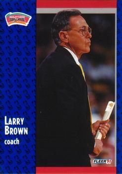 1991 FLEER #183 Larry Brown - Standard