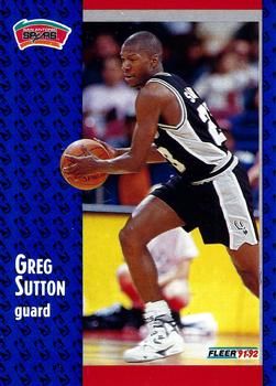 1991 FLEER #356 Greg Sutton - Standard