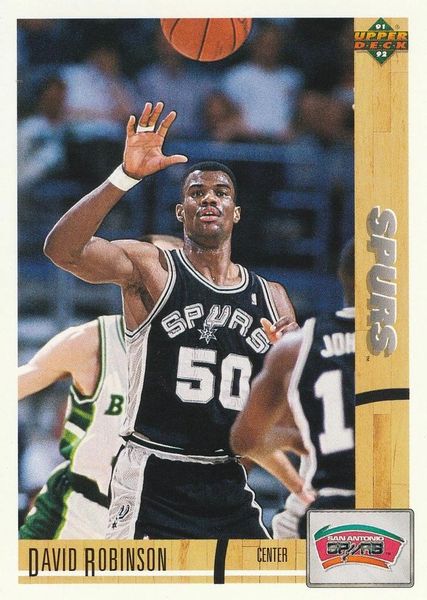 1991 Upper Deck #324 David Robinson - Standard