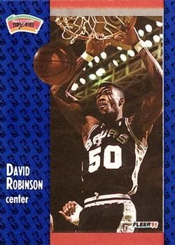 1991 FLEER #187 David Robinson - Standard