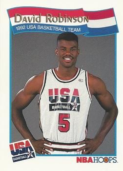 1991 NBAHoops #59 David Robinson - Standard