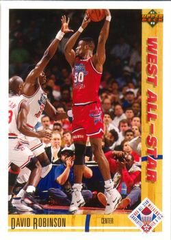 1991 Upper Deck #58 David Robinson - Standard