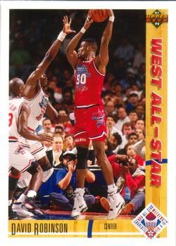 1991 Upper Deck #58 David Robinson - Standard